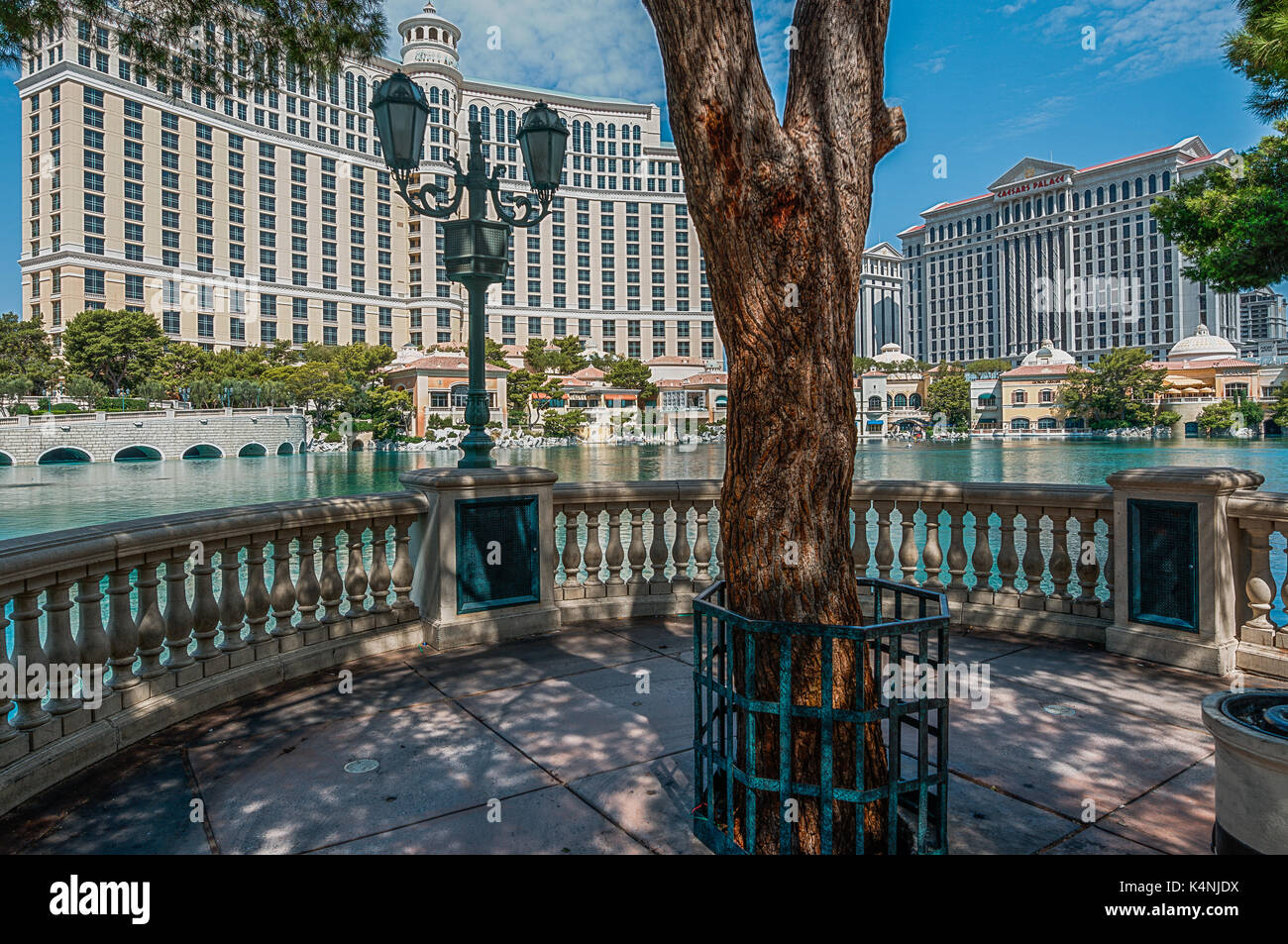 Hotel Bellagio e Caesar's Palace di Las Vegas Foto Stock