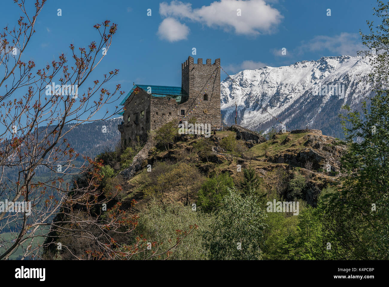 Castello Juval, Alto Adige, Italia Foto Stock