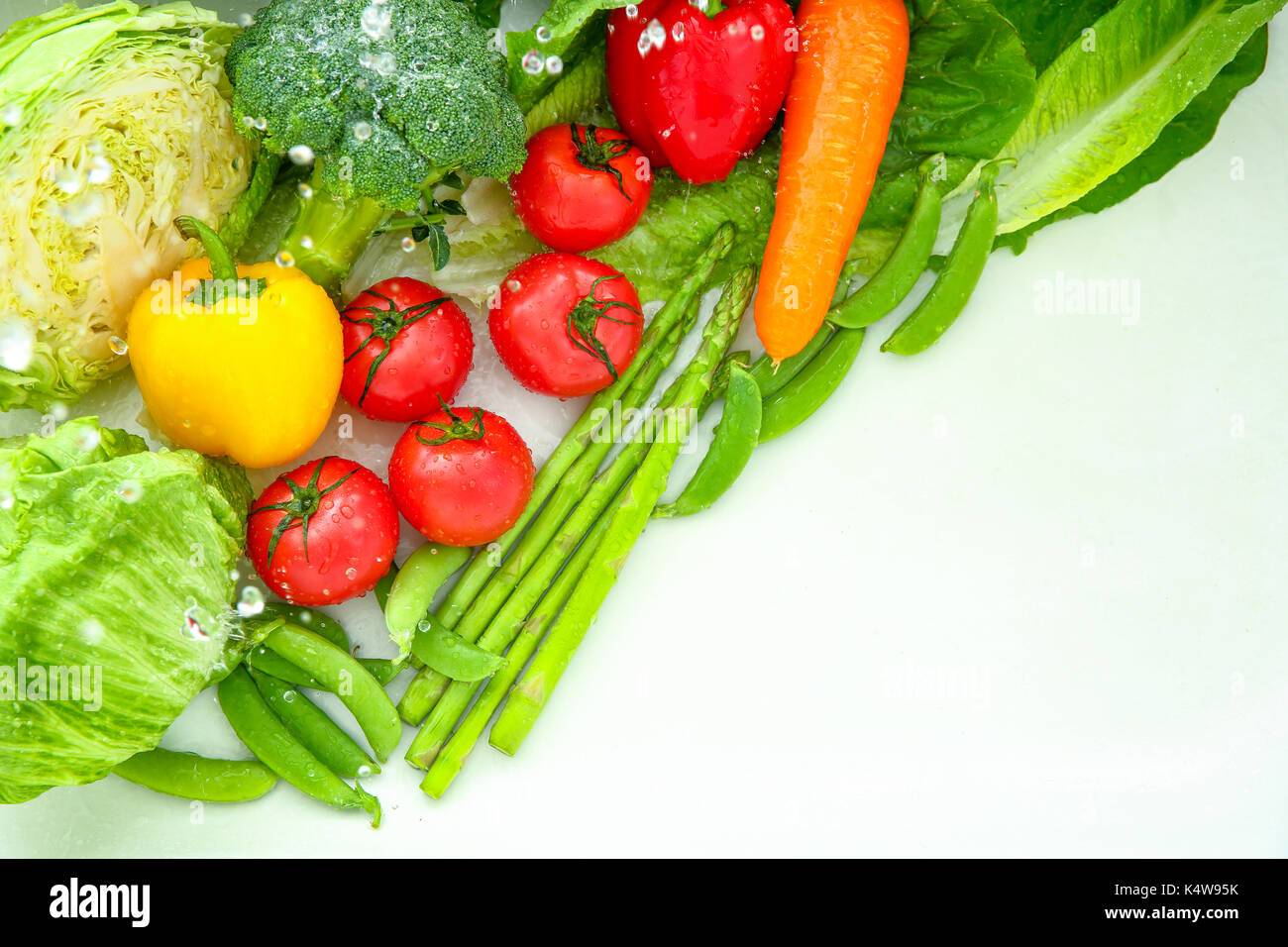 Verdure miste Foto Stock