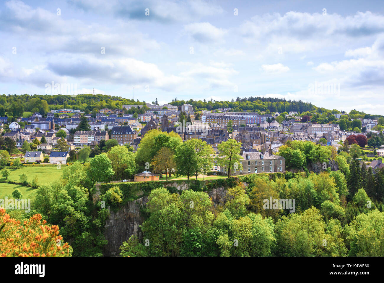 Francia, Manica (50), Mortain-Bocage, vue générale // Francia, Manica, Mortain Bocage, panoramica Foto Stock