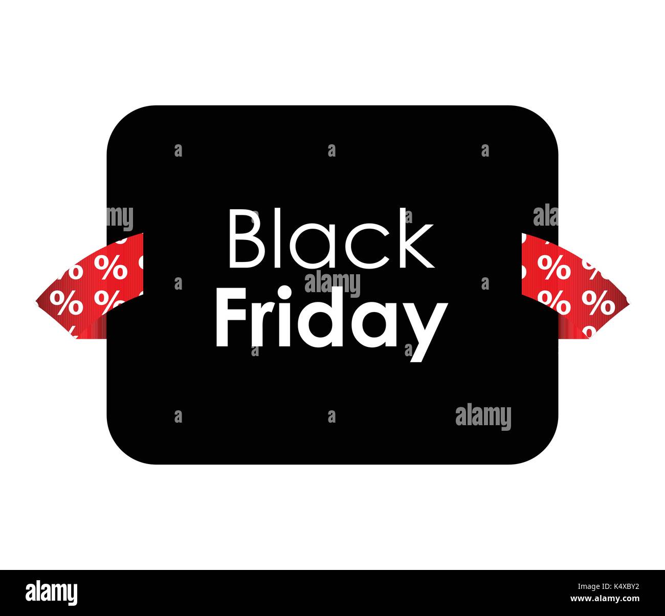 Venerdì nero banner aziendale del modello di progettazione Illustrazione Vettoriale