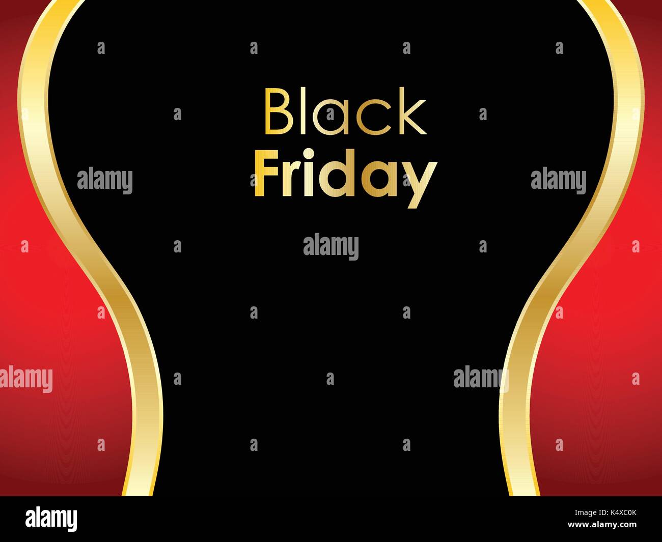 Venerdì nero sfondo astratto Illustrazione Vettoriale