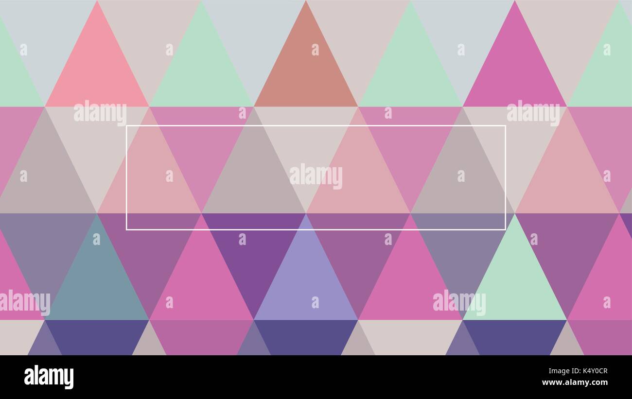 Immagine vettoriale dello sfondo del triangolo geometrico multicolore Illustrazione Vettoriale