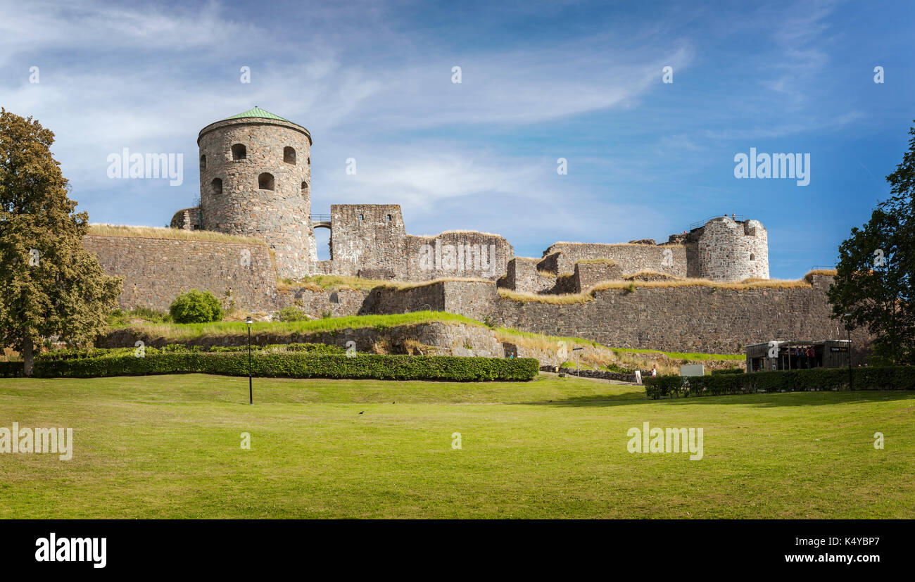 Immagine del rovinato fortezza di bohus in kungalv, Svezia. Foto Stock