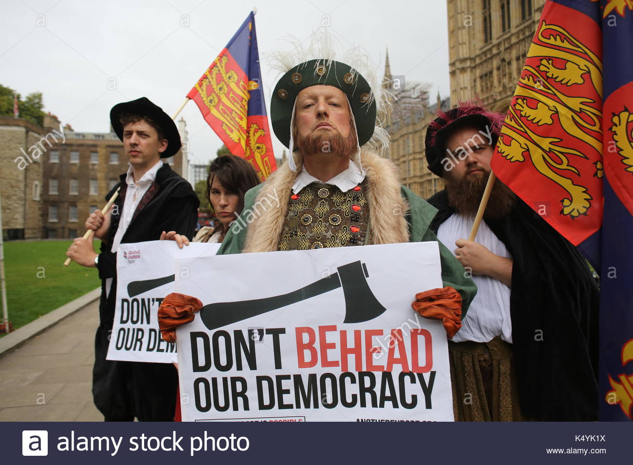 Westminster, Londra, Regno Unito. 07Th Sep, 2017. 07 settembre 2017 protesta gainst ritiro dell'UE bill a Westminster Credito: reallifephotos/Alamy Live News Foto Stock