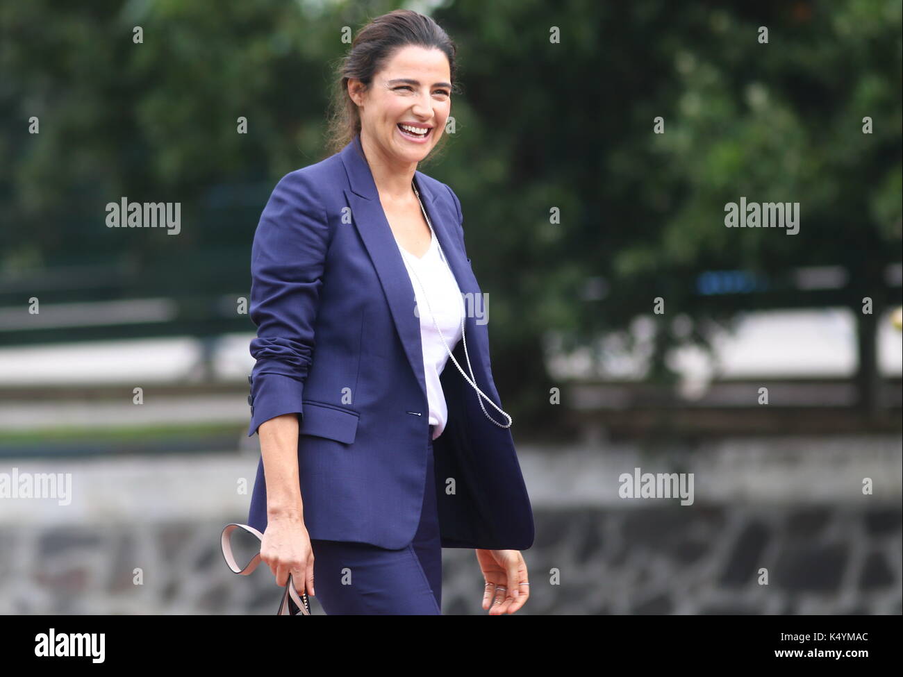 Venezia, Italia. 7 Settembre 2017. Luisa Ranieri è presente al 74a Festival Internazionale del Cinema di Venezia al Lido di Venezia il 7 settembre 2017. Credit: Andrea Spinelli/Alamy Live News Foto Stock