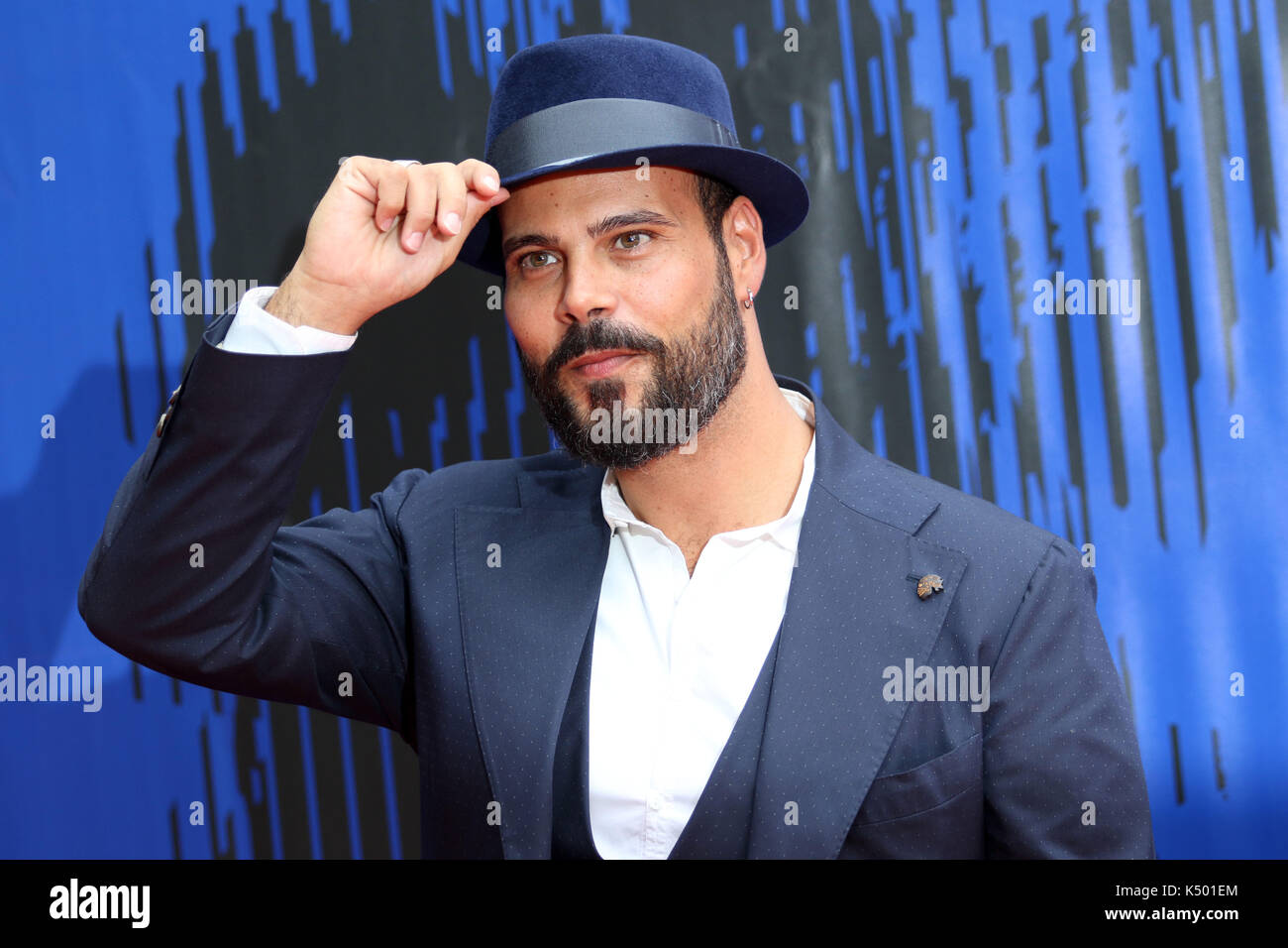 L'Europa, Italia, lido di venezia, 07 settembre, 2017 : attore italiano Marco d'amore, nella darsena camera, per il tappeto rosso del film ' brutti e cattivi - brutto e cattivo ' (regista Cosimo gomez ), a 74a venice international film festival foto © ottavia da re/sintesi/alamy live news Foto Stock