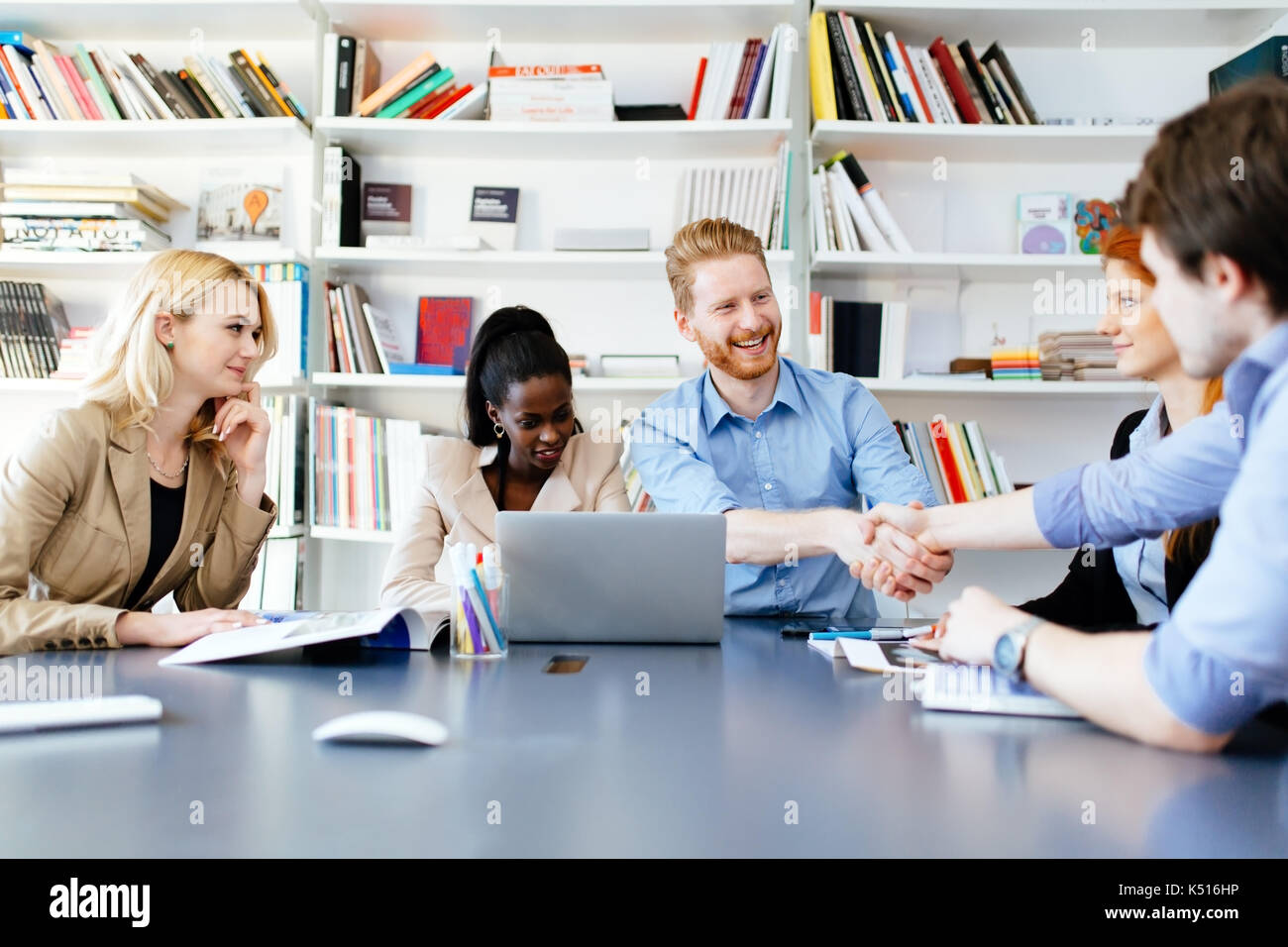 Partnership di successo nel business Foto Stock