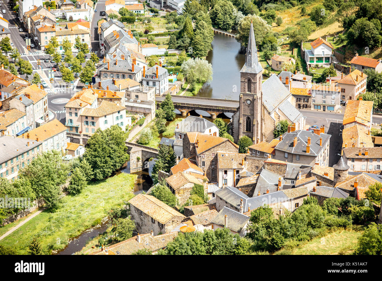 Saint farina città in Francia Foto Stock