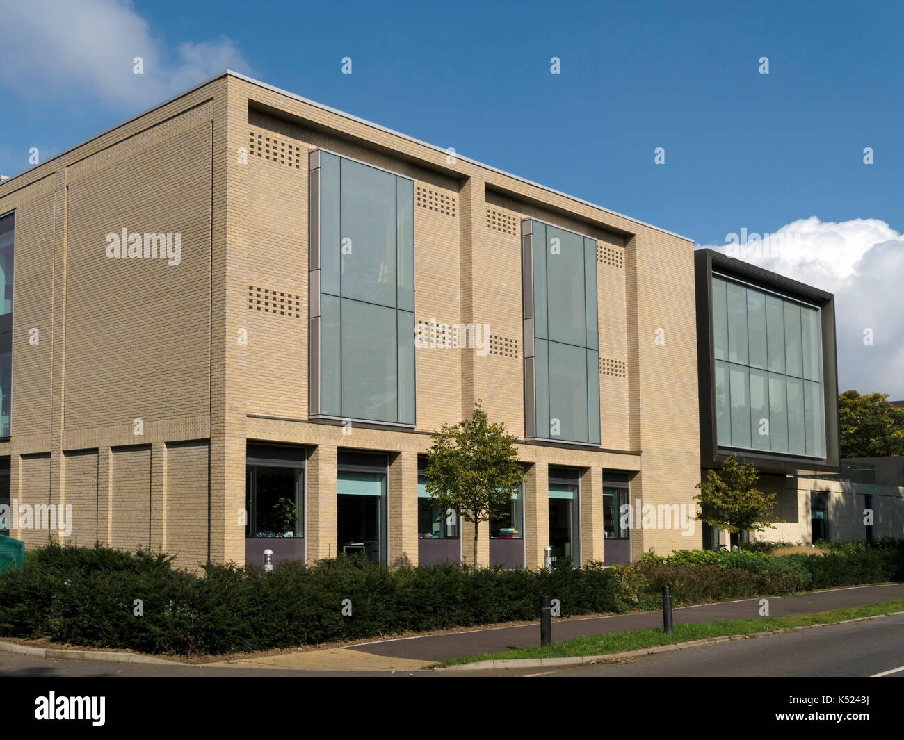 Nuovo Science Center Building, a Uppingham Boarding School dall'appaltatore principale Bowmer e Kirkland, a Uppingham, Rutland, England, Regno Unito Foto Stock