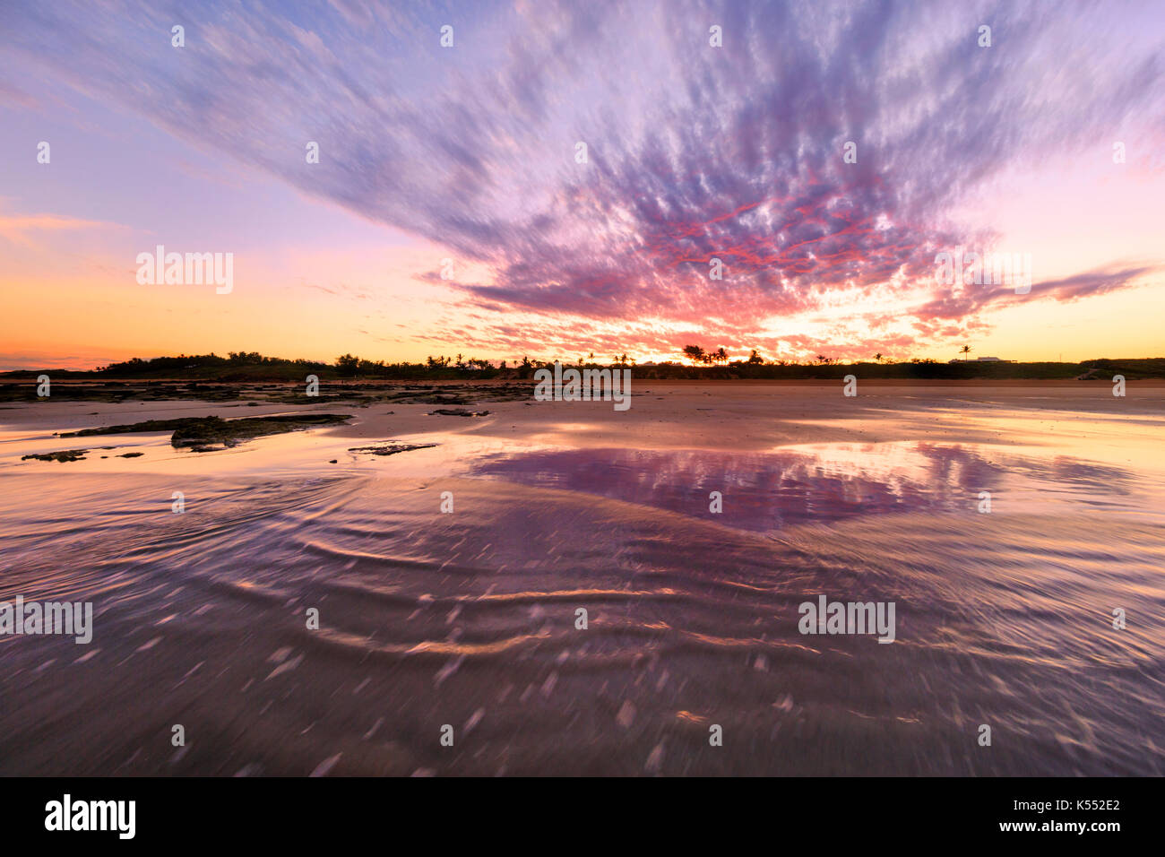 Cable Beach a sunrise. Foto Stock