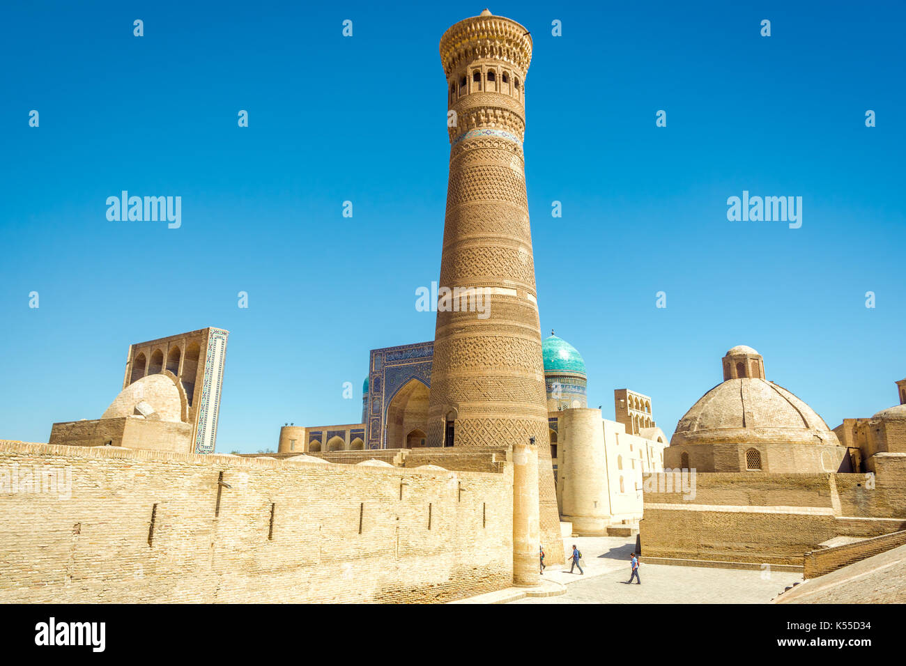 Kalyan Minareto Kalyan e moschea, Bukhara, Uzbekistan Foto Stock