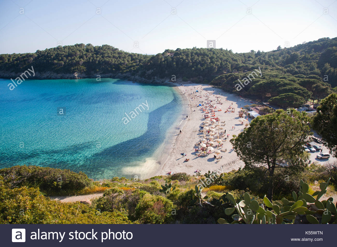 Spiaggia Di Fetovaia Isola Delba Toscana Italia Foto
