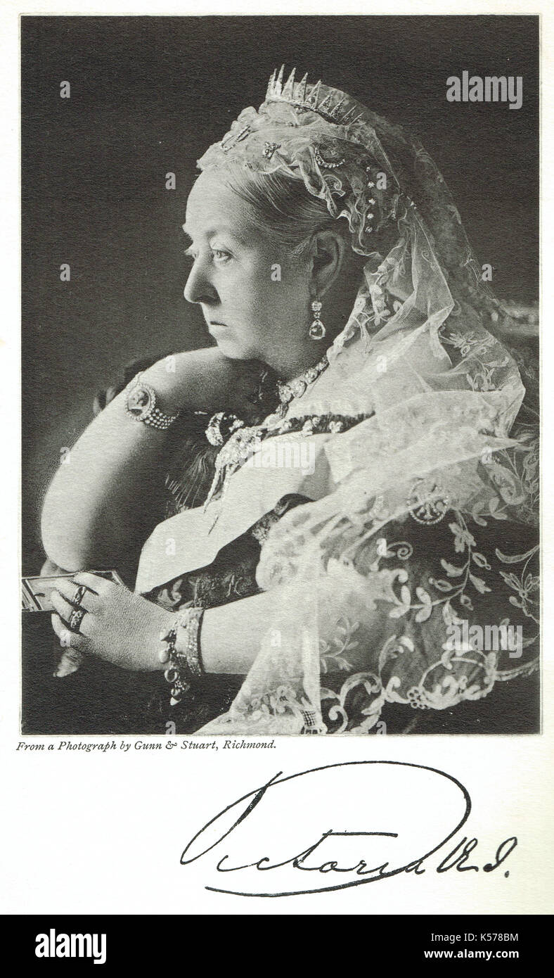 La regina Victoria nel sessantesimo anno del suo regno, 1896 Foto Stock