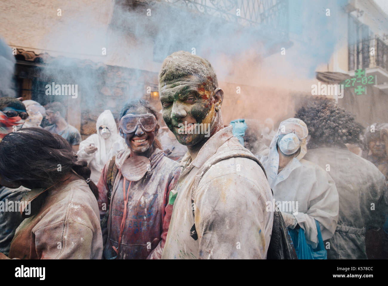 Colore galaksidi giorno, Grecia Foto Stock