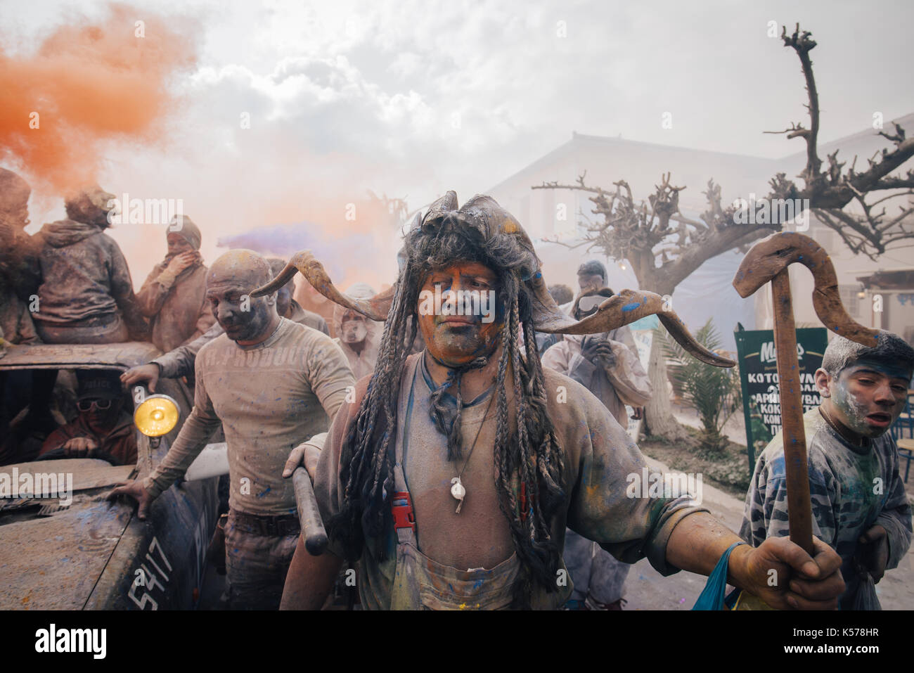 Colore galaksidi giorno, Grecia Foto Stock