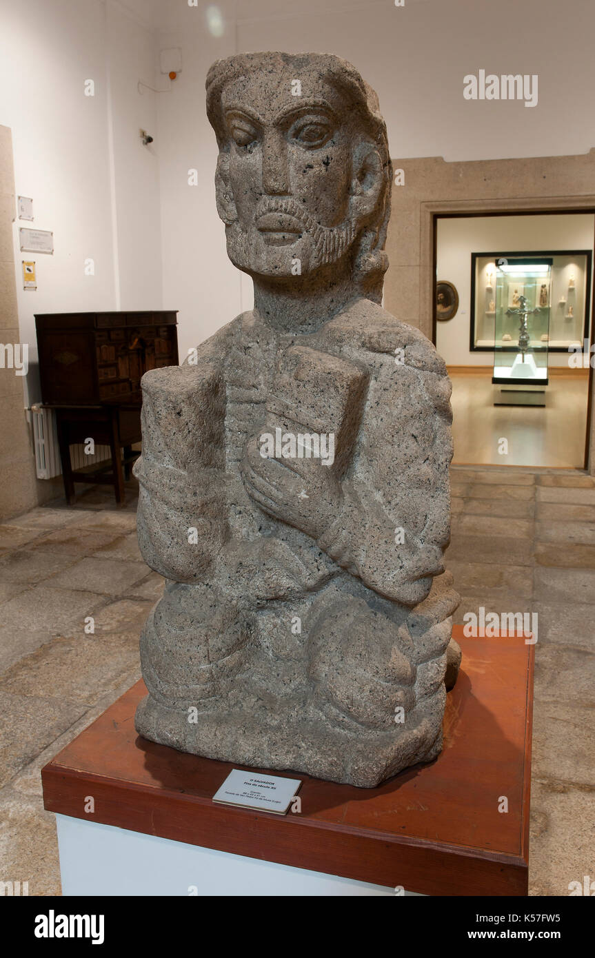 Museo provinciale - il Salvatore (XII secolo), Lugo, regione della Galizia, Spagna, Europa Foto Stock