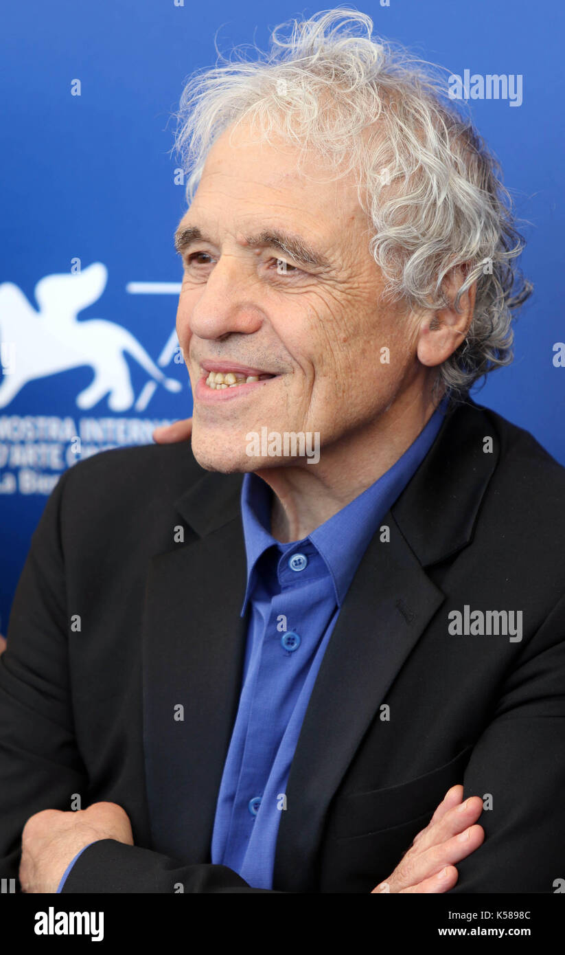 Il lido di venezia, Italia. 08 Sep, 2017. l'Europa, Italia, lido di venezia, 08 settembre, 2017 : il Direttore Abel Ferrara al photocall del film ' piazza vittorio - piazza vittorio " film fuori concorso al 74a venice international film festival Photo credit: ottavia da re/sintesi/alamy live news Foto Stock