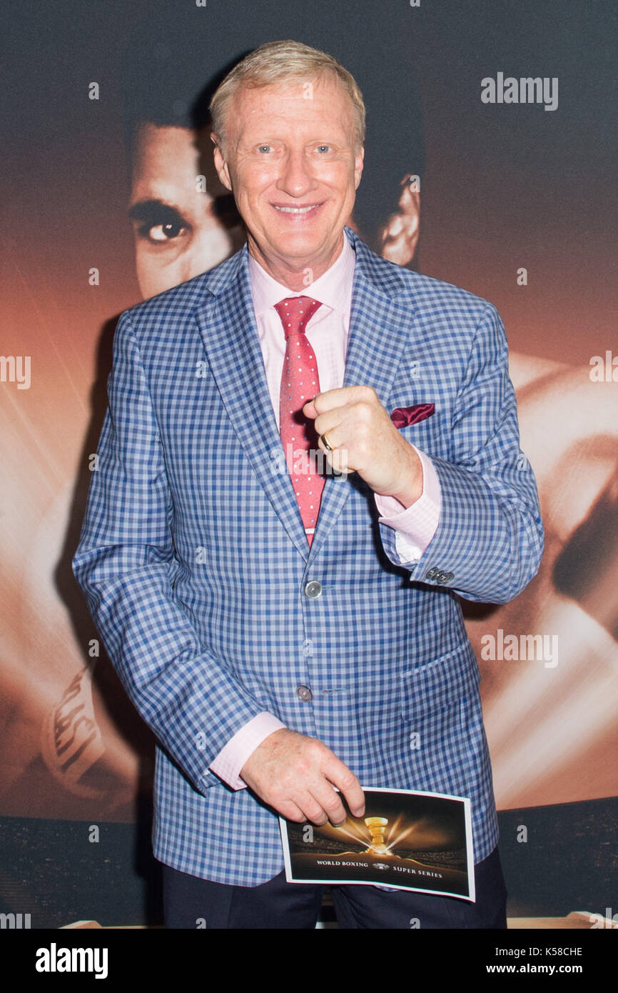 Berlino, Germania. 08 Sep, 2017. jimmy lennon jr., anello annunciatore, -wbss - peso a max-Schmeling Halle, ger, Berlino, 08.09.2017, foto: Uwe koch/fotobasis.de credito: Uwe koch/alamy live news Foto Stock
