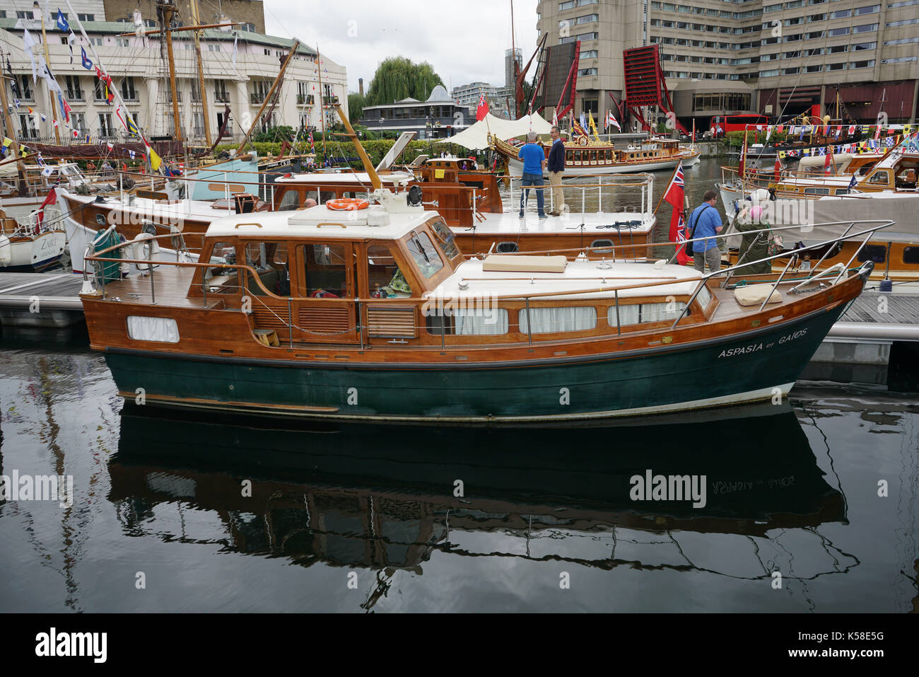 Londra, Inghilterra, Regno Unito. 8 settembre 2017. il nono anno di classic boat festival presso il st. Katharine Docks, Londra, Regno Unito. Foto Stock