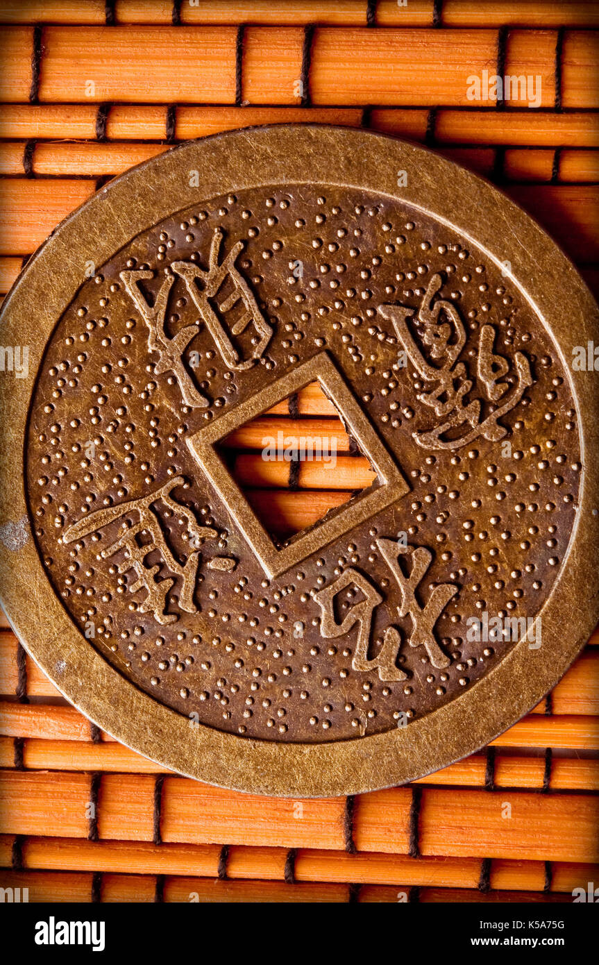 Monete Fortunate Cinesi Feng Shui Con Nodo - Set Da 2, Portafortuna Per Ricchezza - Foto 8