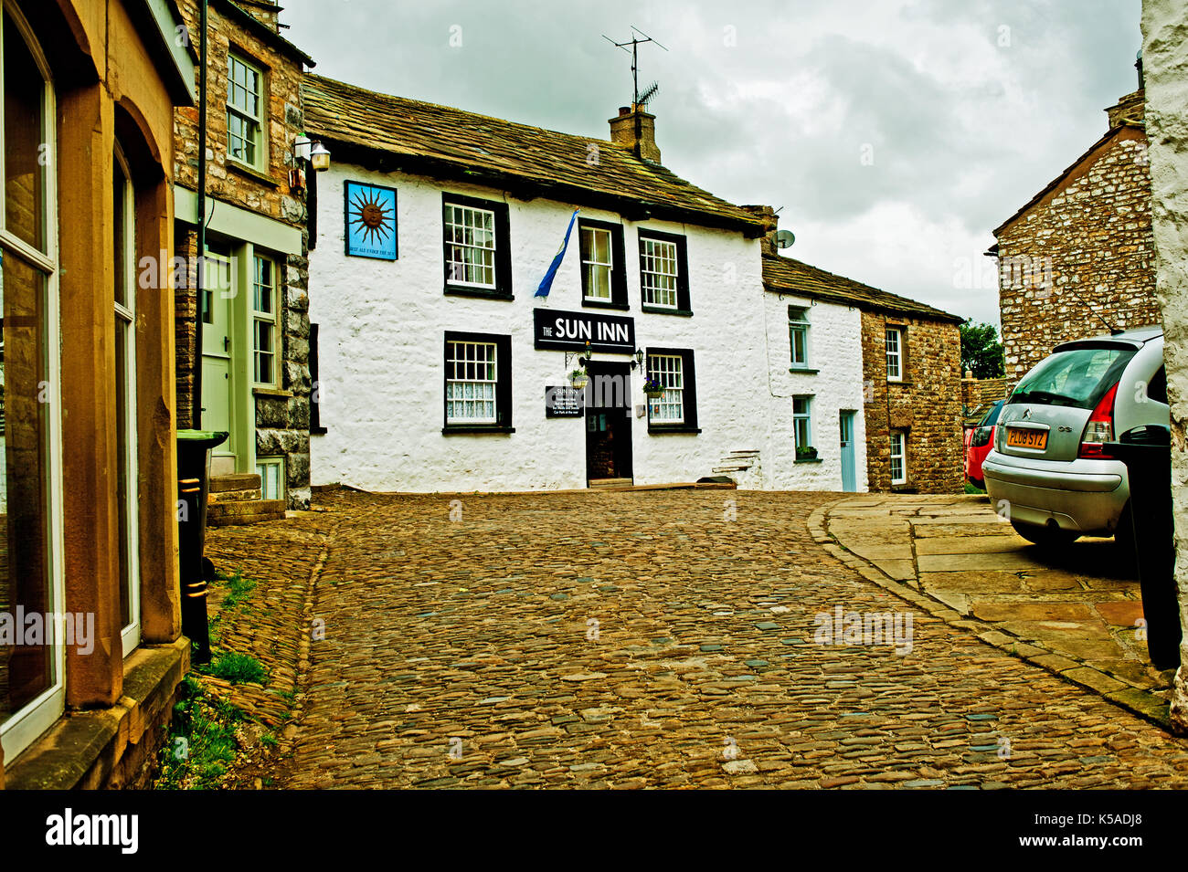 Sun Inn, ammaccature, Cumbria Foto Stock