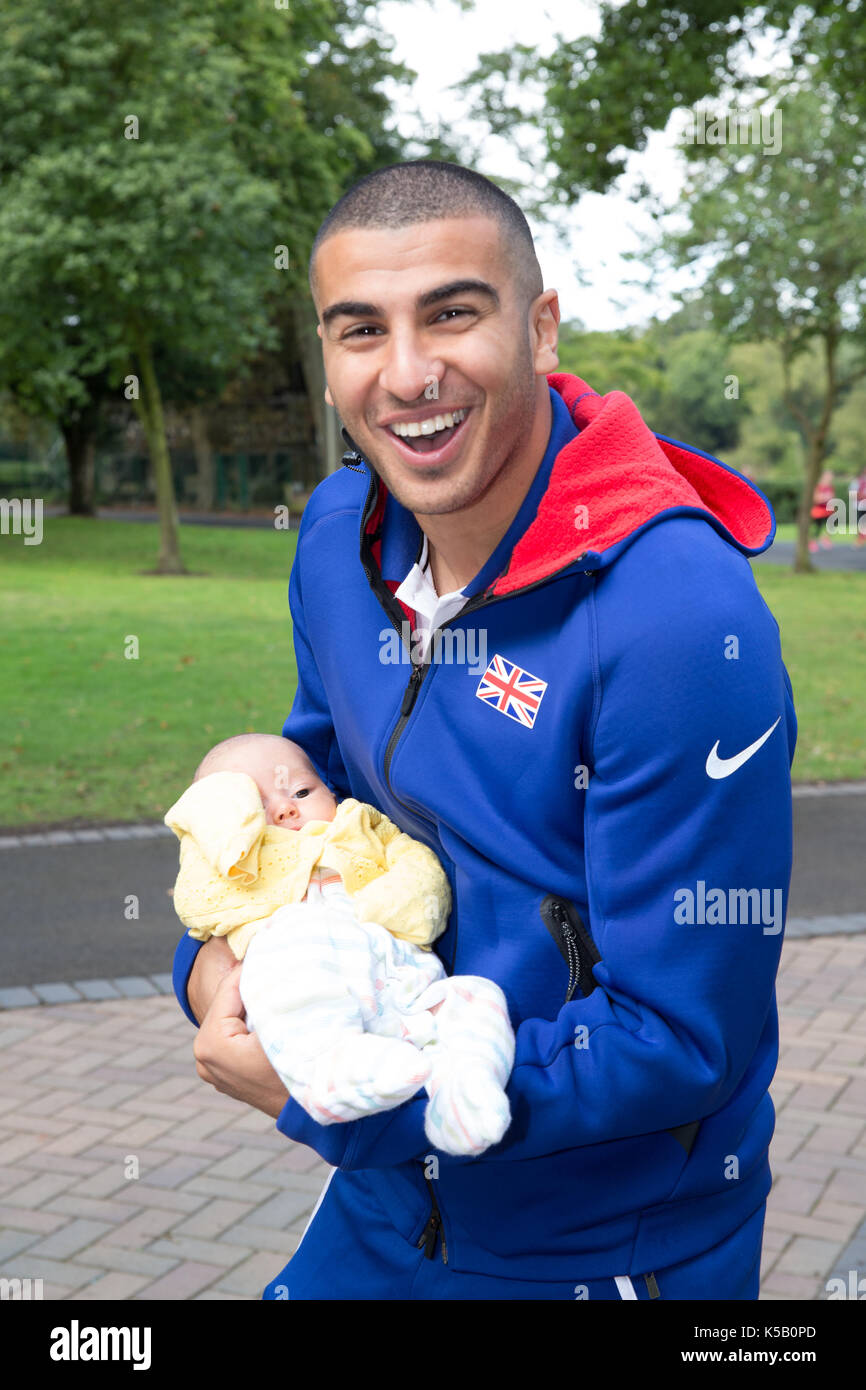 Adam gemili presso il parco eseguire tenutasi a Birmingham Foto Stock