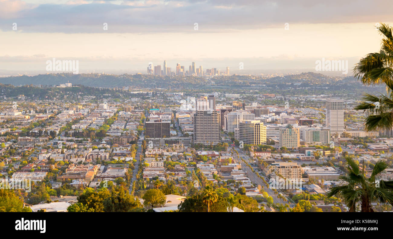 Los Angeles da Glendale, California Foto Stock