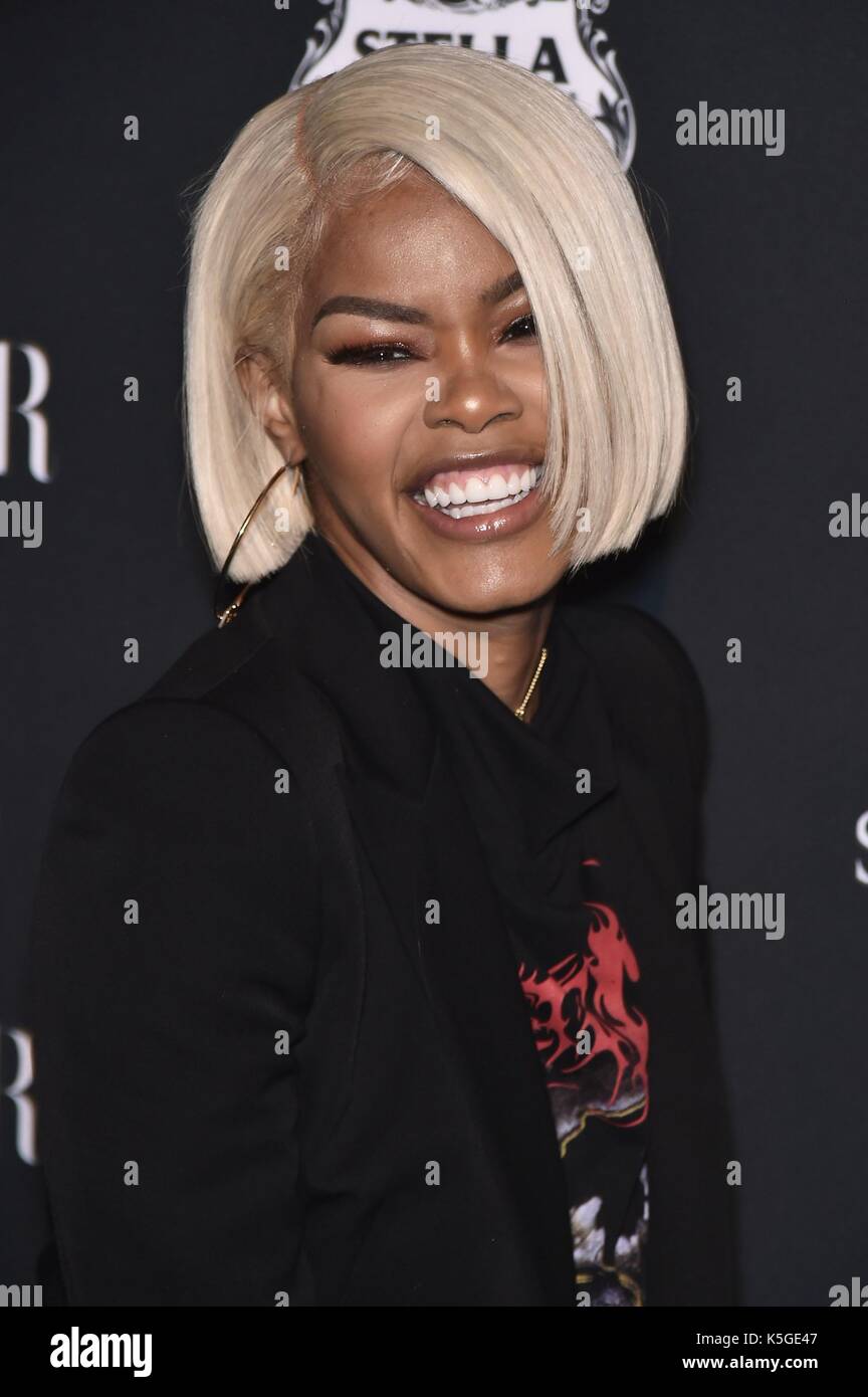 Teyana Taylor agli arrivi per il Bazaar di Harper: Il partito di lancio del Portfolio delle icone - parte 2, il Plaza Hotel, New York, NY 8 settembre 2017. Foto di: Steven Ferdman/Everett Collection Foto Stock