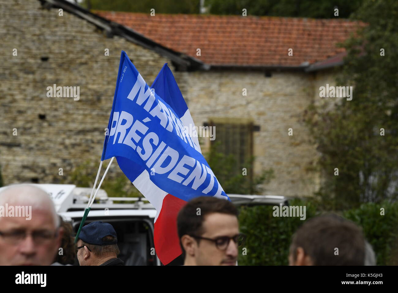 Riunione di Brachay di Marine LEPEN Foto Stock
