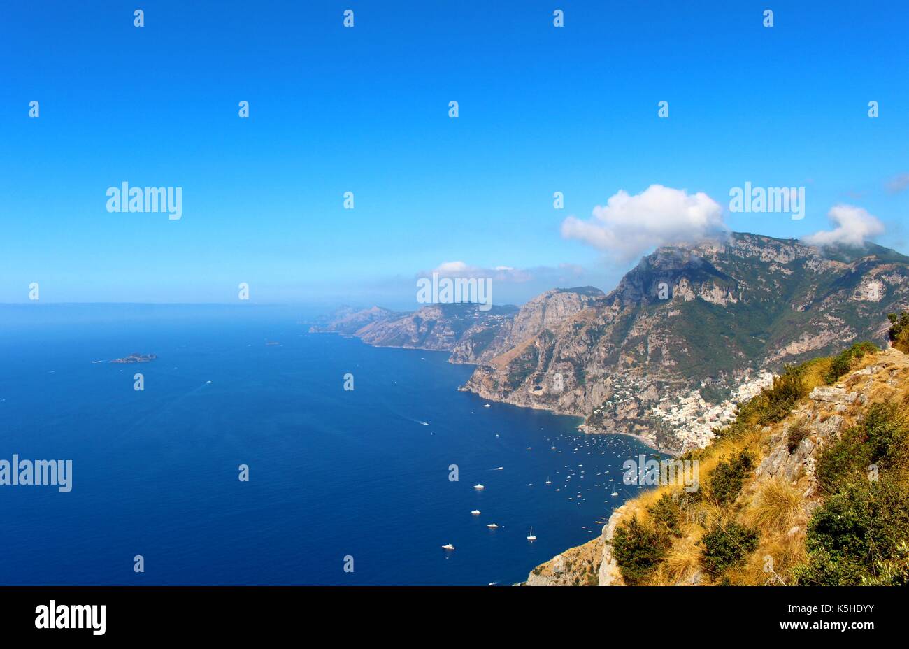 Il percorso degli dèi; così chiamato a causa della sua bellezza, basti dire che la vista non delude. Foto Stock
