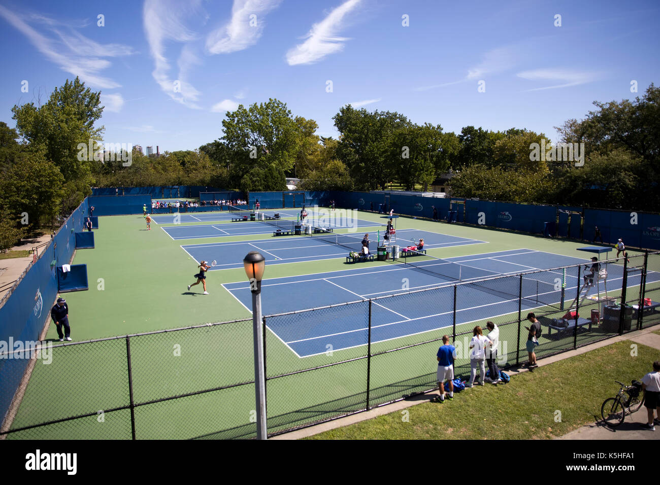 Dettaglio da US Open Tennis nel torneo di New York, Stati Uniti d'America.  In 2017 è stato tenuto tra il 22 agosto e settembre 10 Foto stock - Alamy