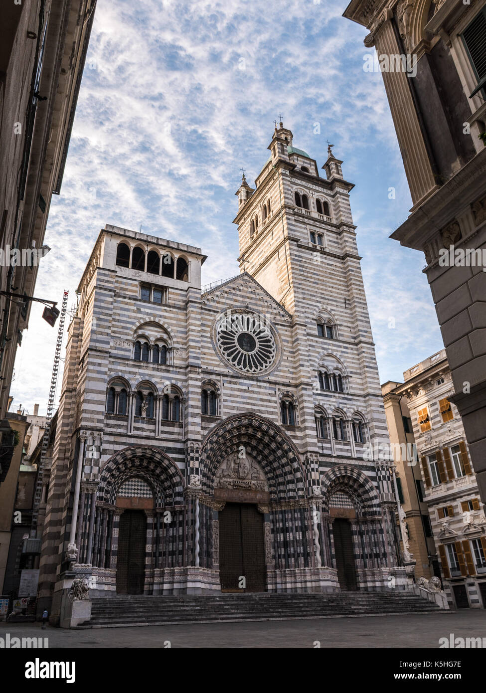 La chiesa di 'San lorenzo', Cattedrale di Genova Foto Stock
