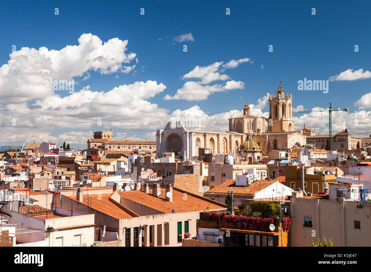 Veduta aerea di Tarragona Foto Stock