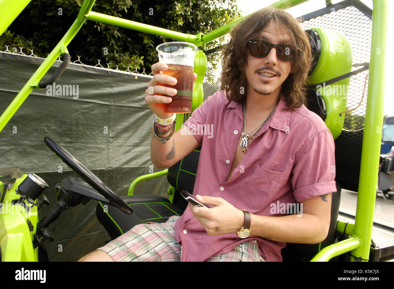 Cisco adler whitestarr backstage 2009 Vans warped tour tour finale giorno Home Depot Center di Carson. Foto Stock