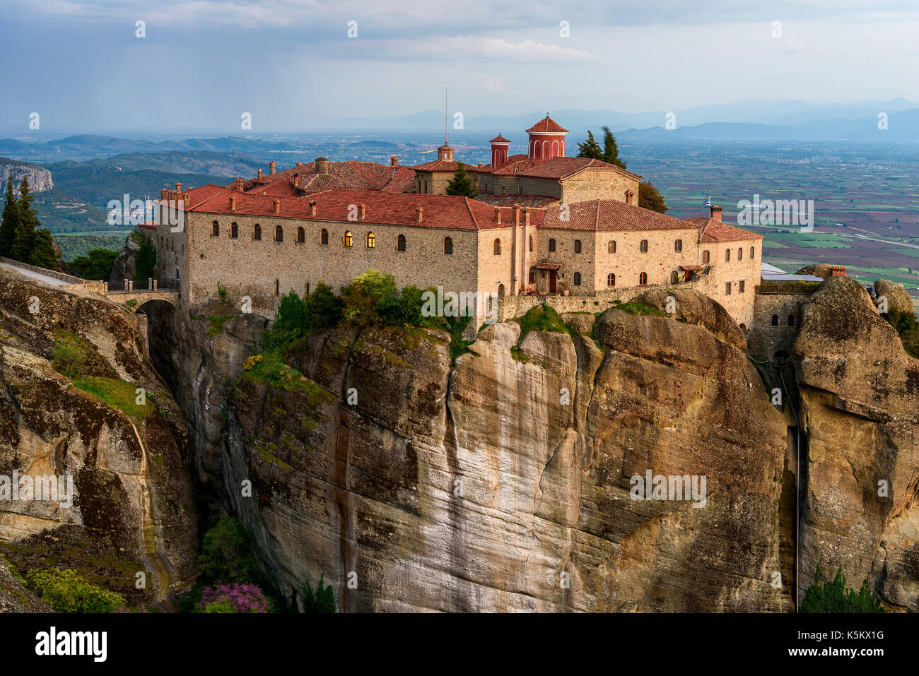 Agios Stephanos monastero di Meteora, Grecia, regione di Trikala Foto Stock