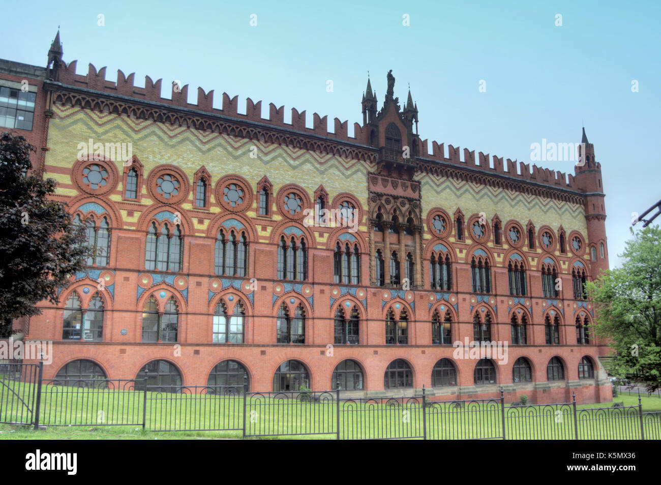 Templeton fabbrica di tappeti ora un centro business, una copia del Palazzo dei Dogi Venezia glasgow green park Foto Stock