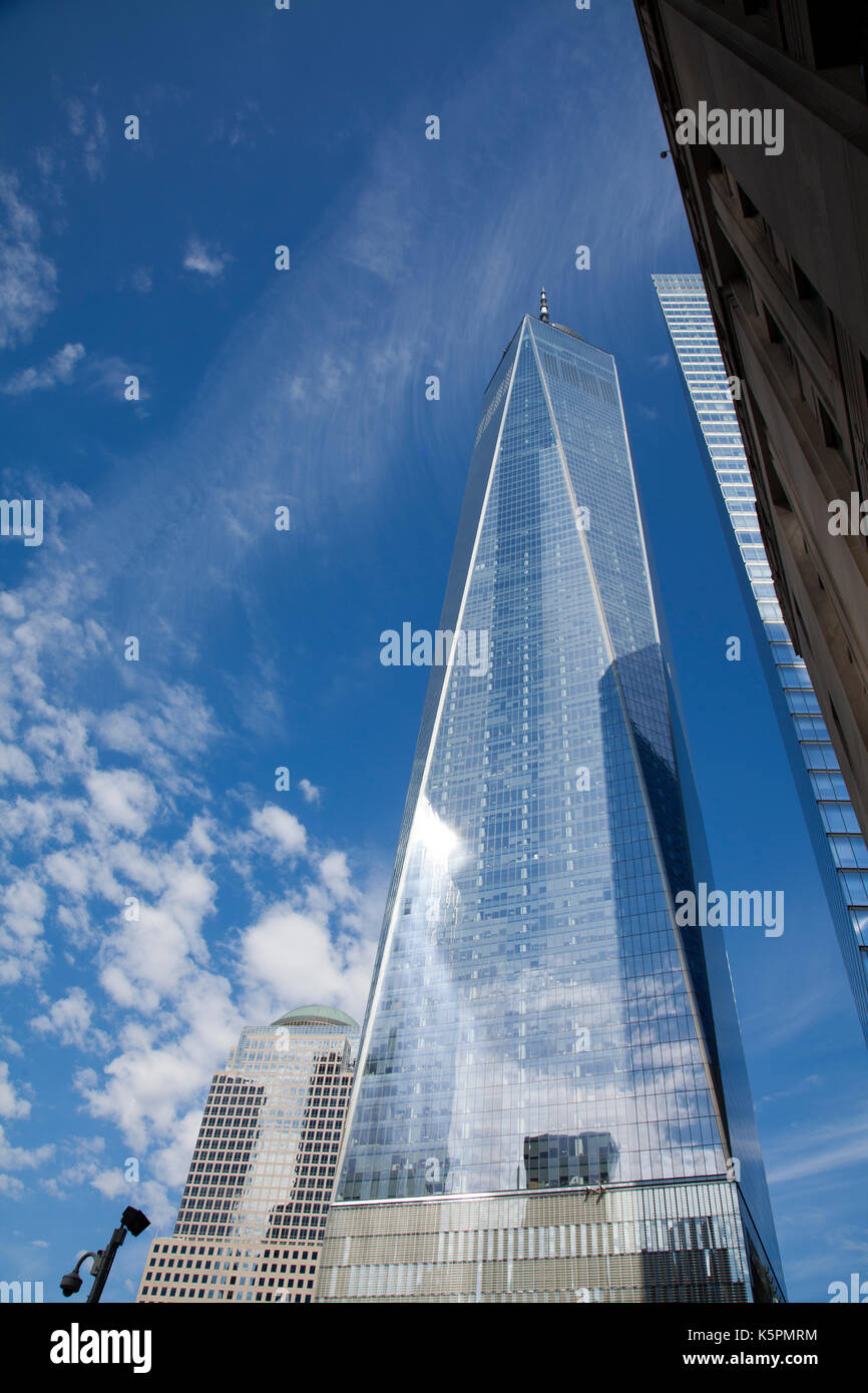 One World Trade Center sul sito delle Torri Gemelle a New York - USA Foto Stock