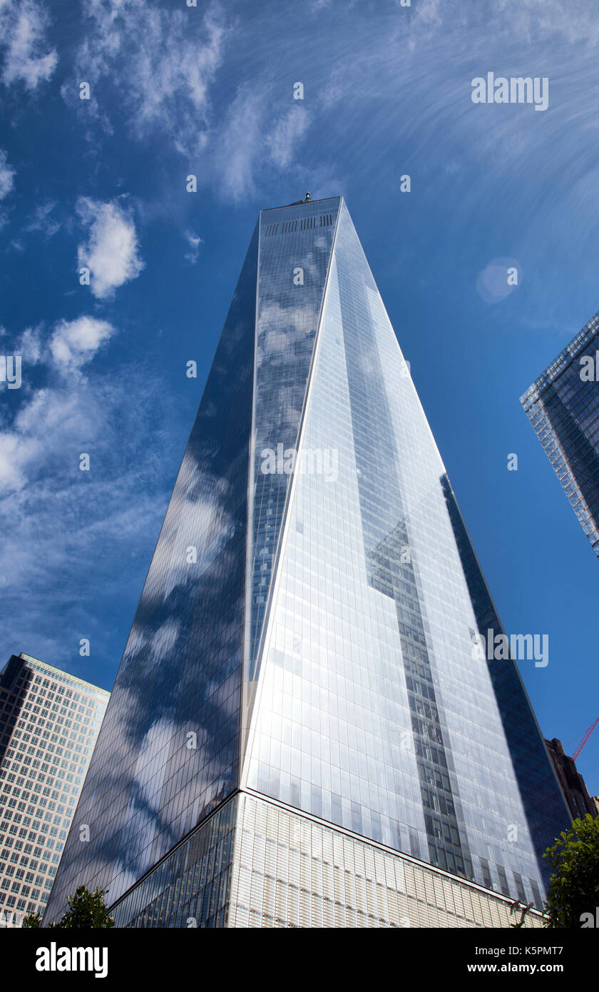 One World Trade Center sul sito delle Torri Gemelle a New York - USA Foto Stock
