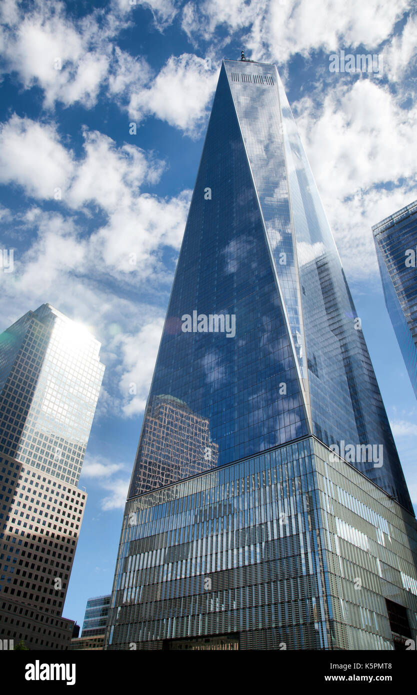One World Trade Center sul sito delle Torri Gemelle a New York - USA Foto Stock