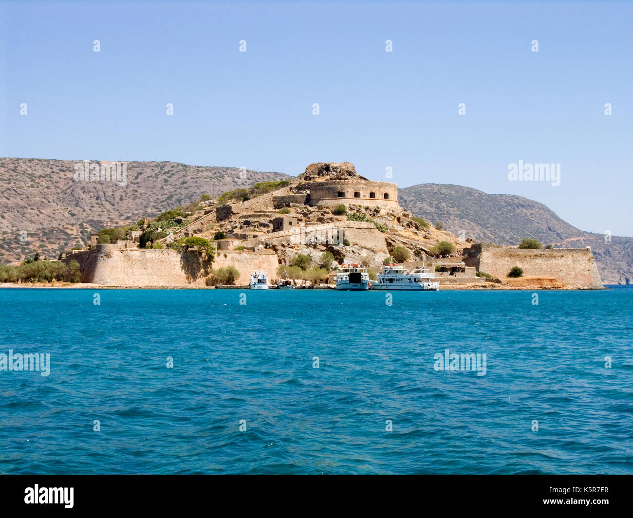 Spinalonga, Creta Foto Stock