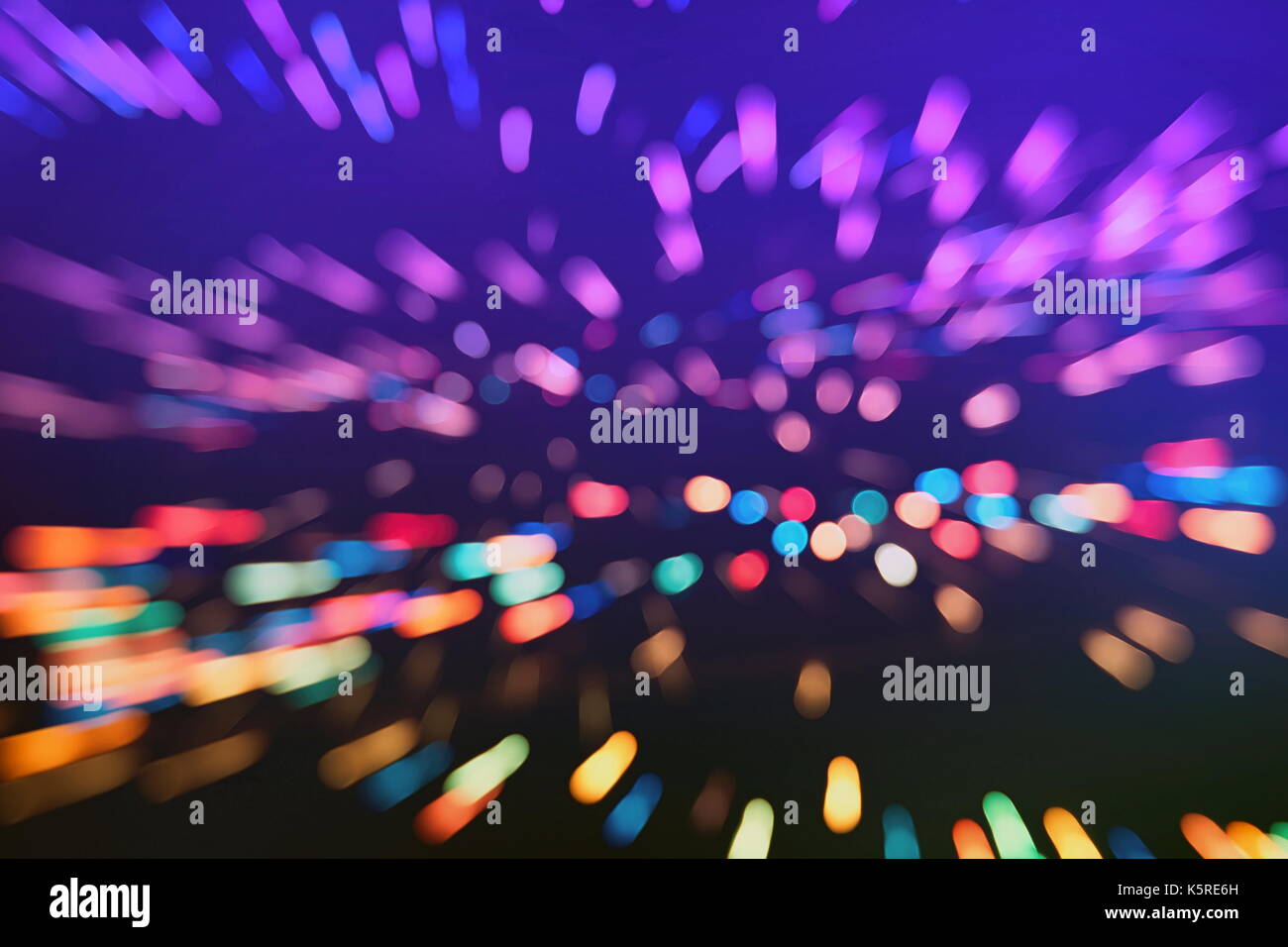 Luce spot abstract bokeh sfocato sfondo texture Foto Stock