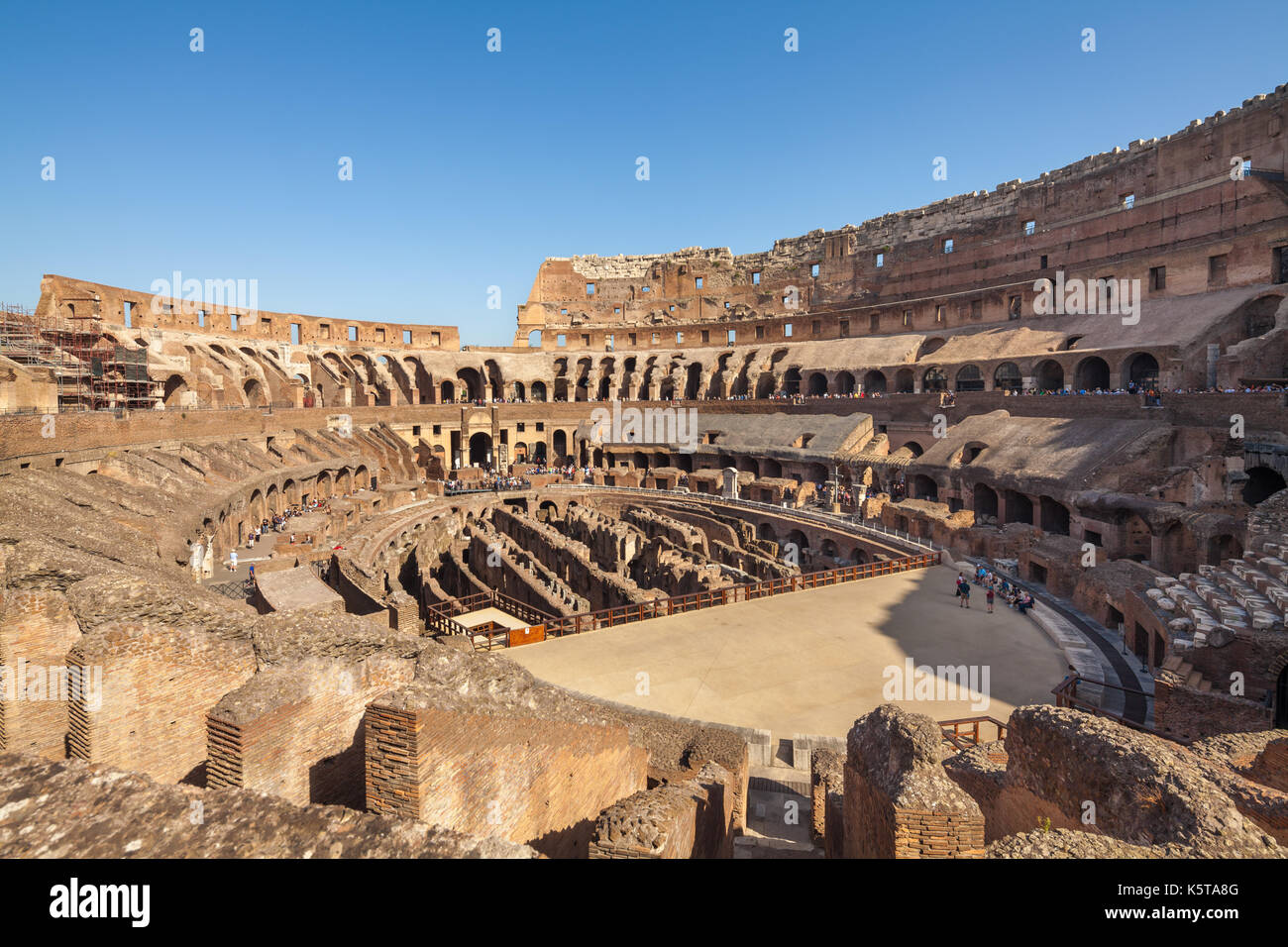 Arena, Colosseo, Roma, Italia Foto Stock