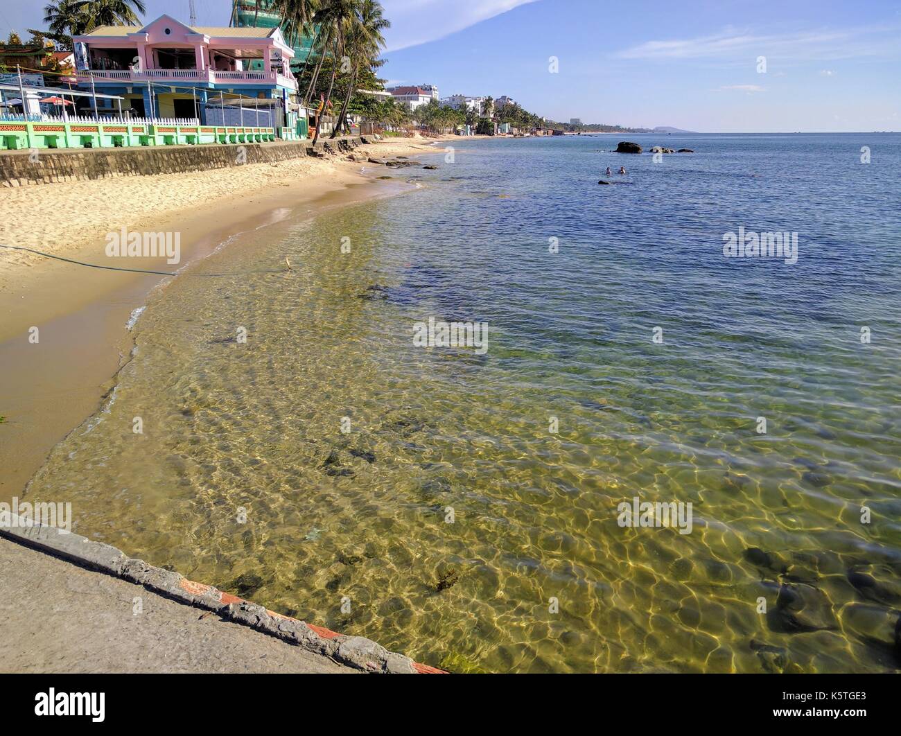 Phu Quoc spiaggia di giorno, Vietnam Foto Stock