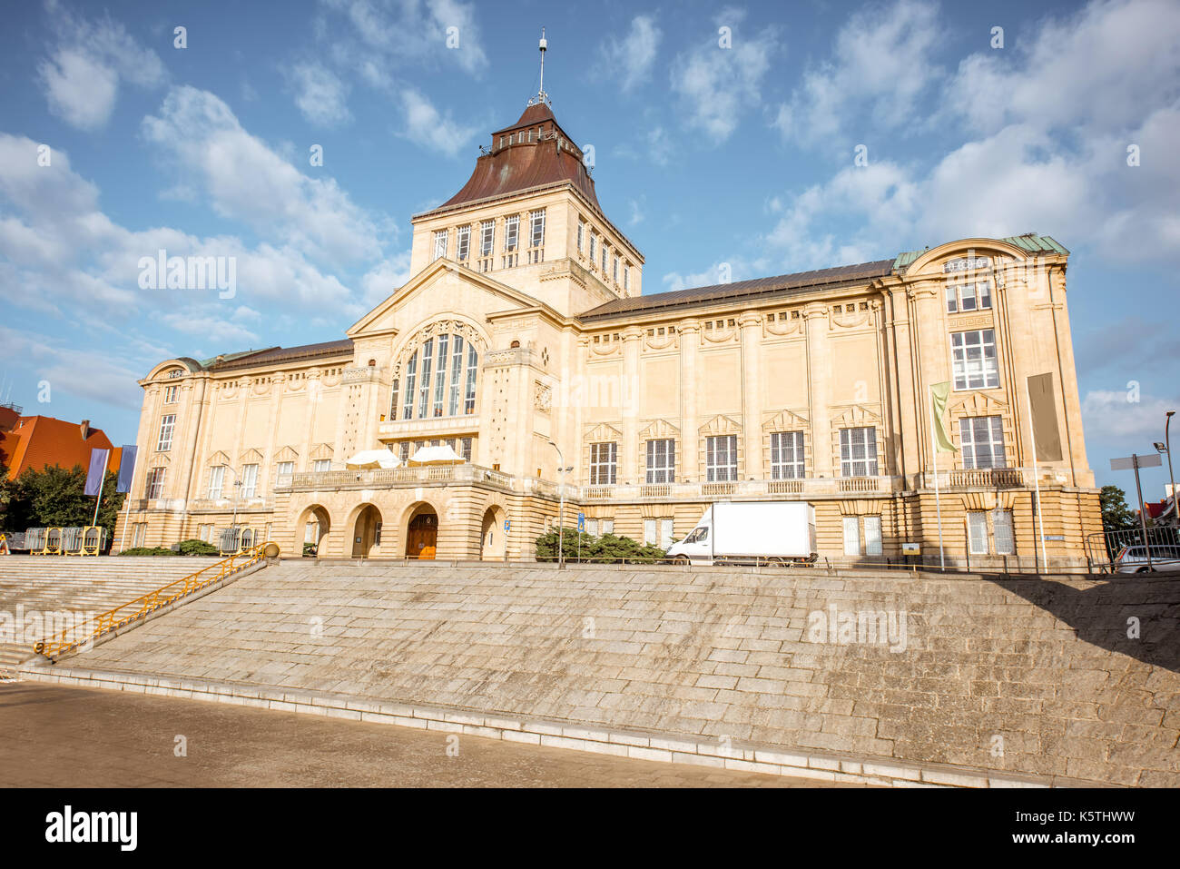 Szczecin città in Polonia Foto Stock