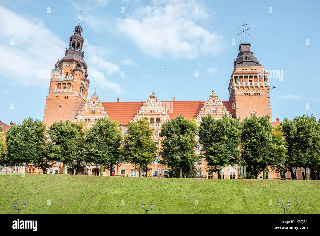 Szczecin città in Polonia Foto Stock