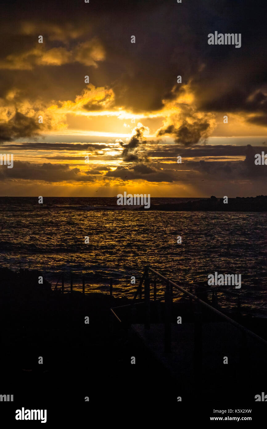 Tramonto a Doolin Foto Stock