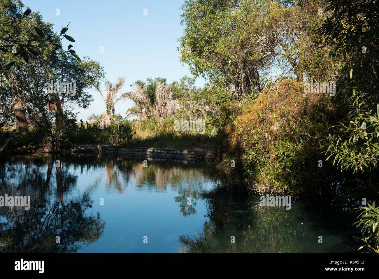 Lago sacro, Mahajanga, Madagascar Foto Stock