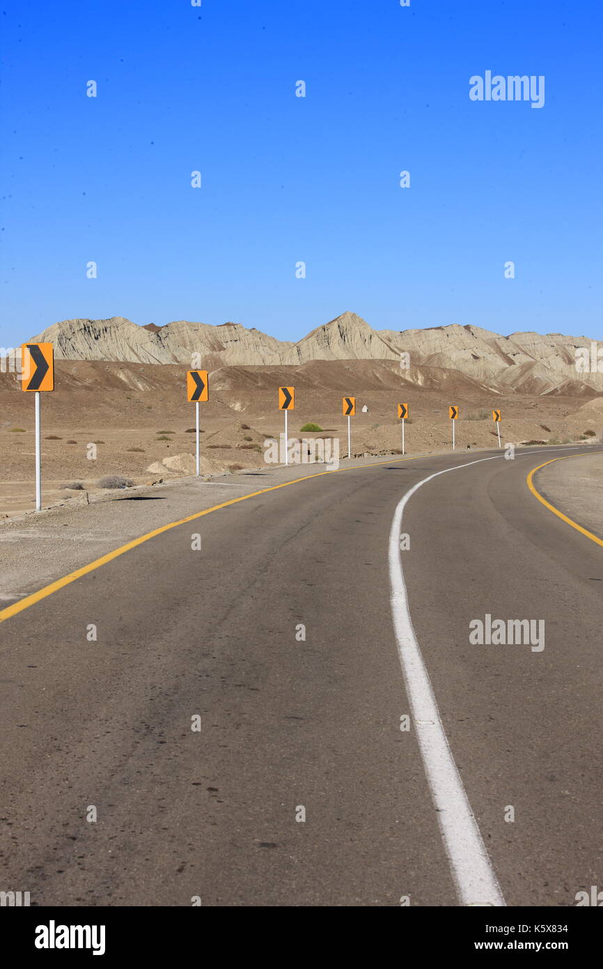 Makran autostrada costiera, Belucistan, Pakistan Foto Stock