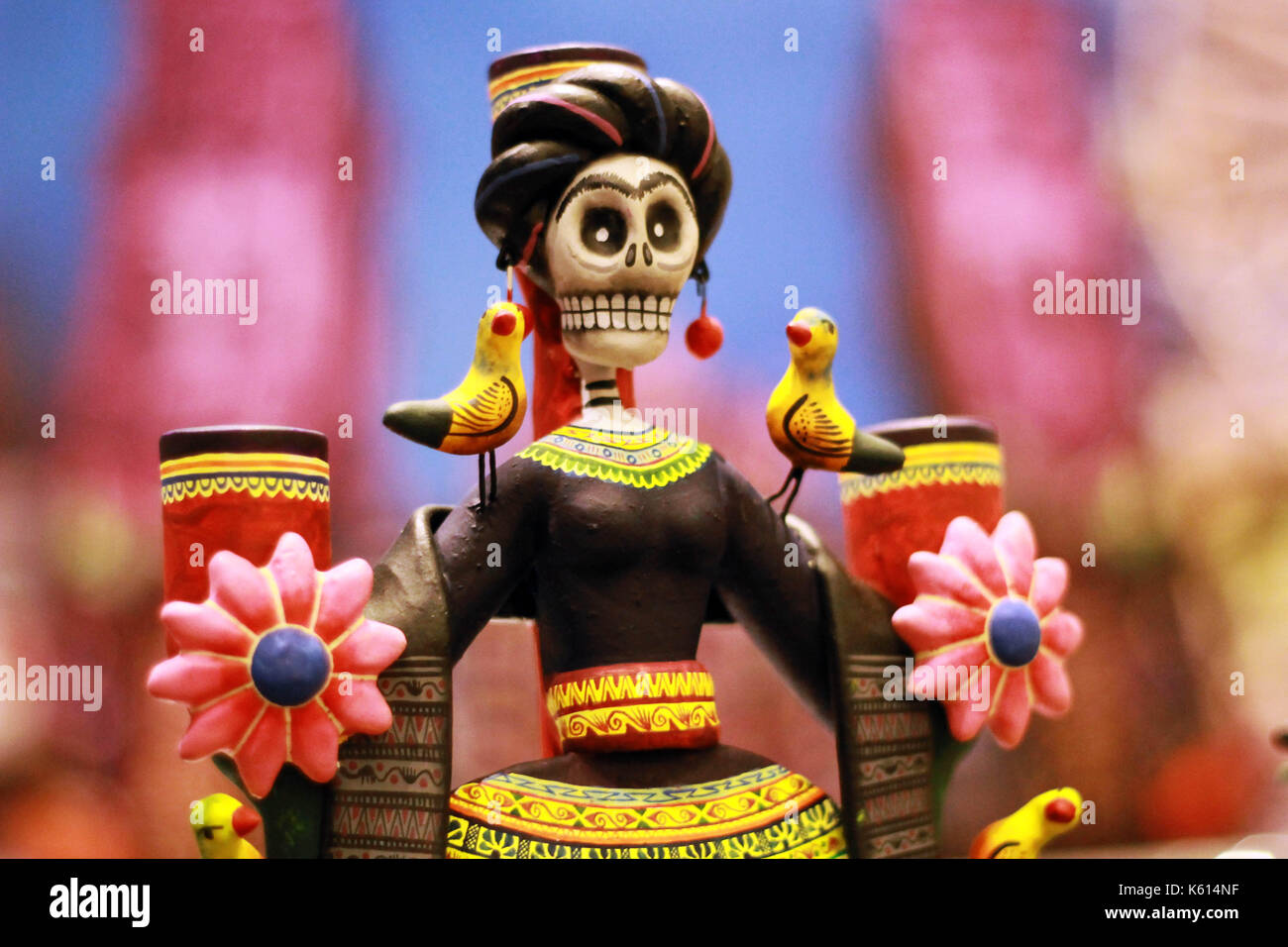 Calaverita del Giorno dei Morti, la tradizionale celebrazione di origine Mesoamerican che onora il defunto.1 è celebrata principalmente a novembre Foto Stock